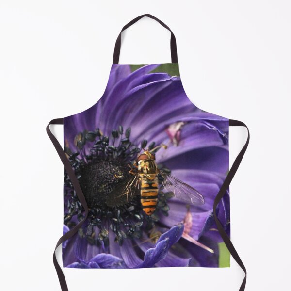 Item preview, Hoverfly on Poppy Anemone designed and sold by cuprum.
