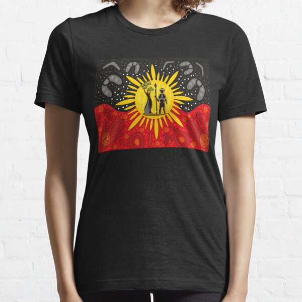 Australian Aboriginal Art Flag Essential T-Shirt