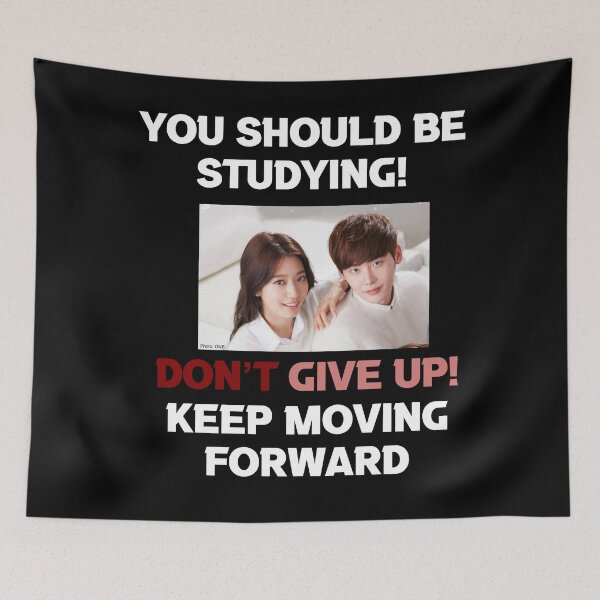 Item preview, Park Shin Hye + Lee Jong Suk [You should be studying] designed and sold by kpopkdramamerch.