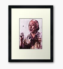 Mr. Miyagi from Karate Kid Gerahmtes Wandbild