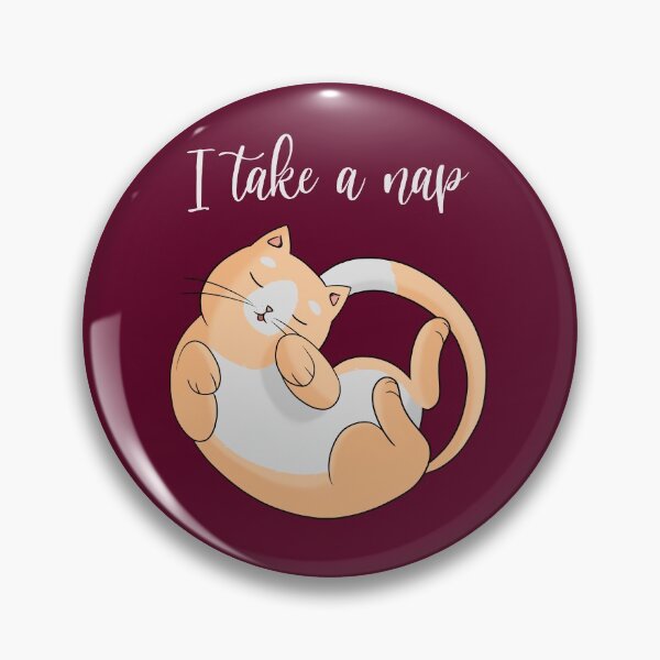 Item preview, I take a nap (burgundy) designed and sold by Think-Kitten.