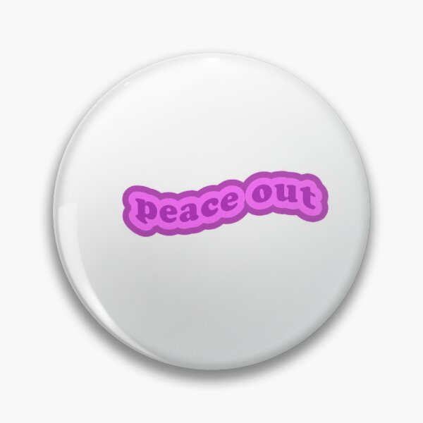 Item preview, Peace Out Wavyy Dark Design designed and sold by Mywaytothehigh.