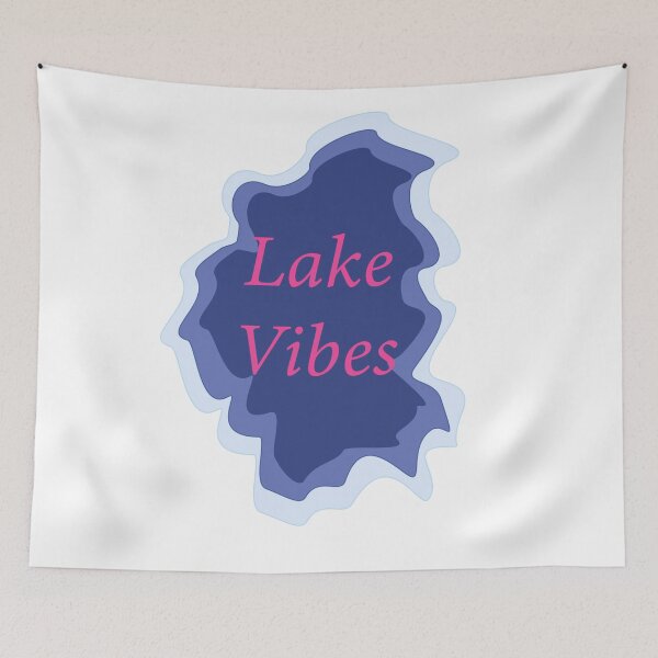 Item preview, Pink Ombre Lake Vibes designed and sold by ArtsyRabbit.