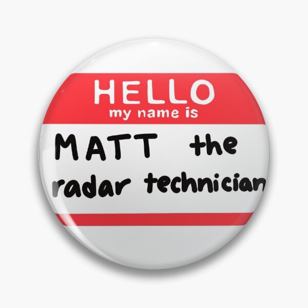 Item preview, Matt The Radar Technician  designed and sold by hanmetzz.