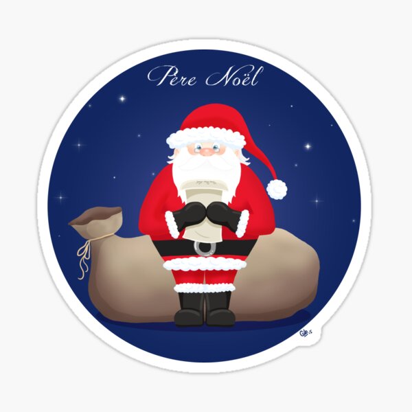 Santa - Père Noël Sticker