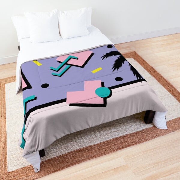 Memphis Pattern 22 - Retro 90s / 80s Comforter