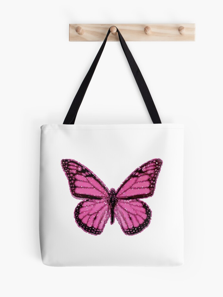 Pink y2k Butterfly Tote Bag for Sale by whynotaesthetic