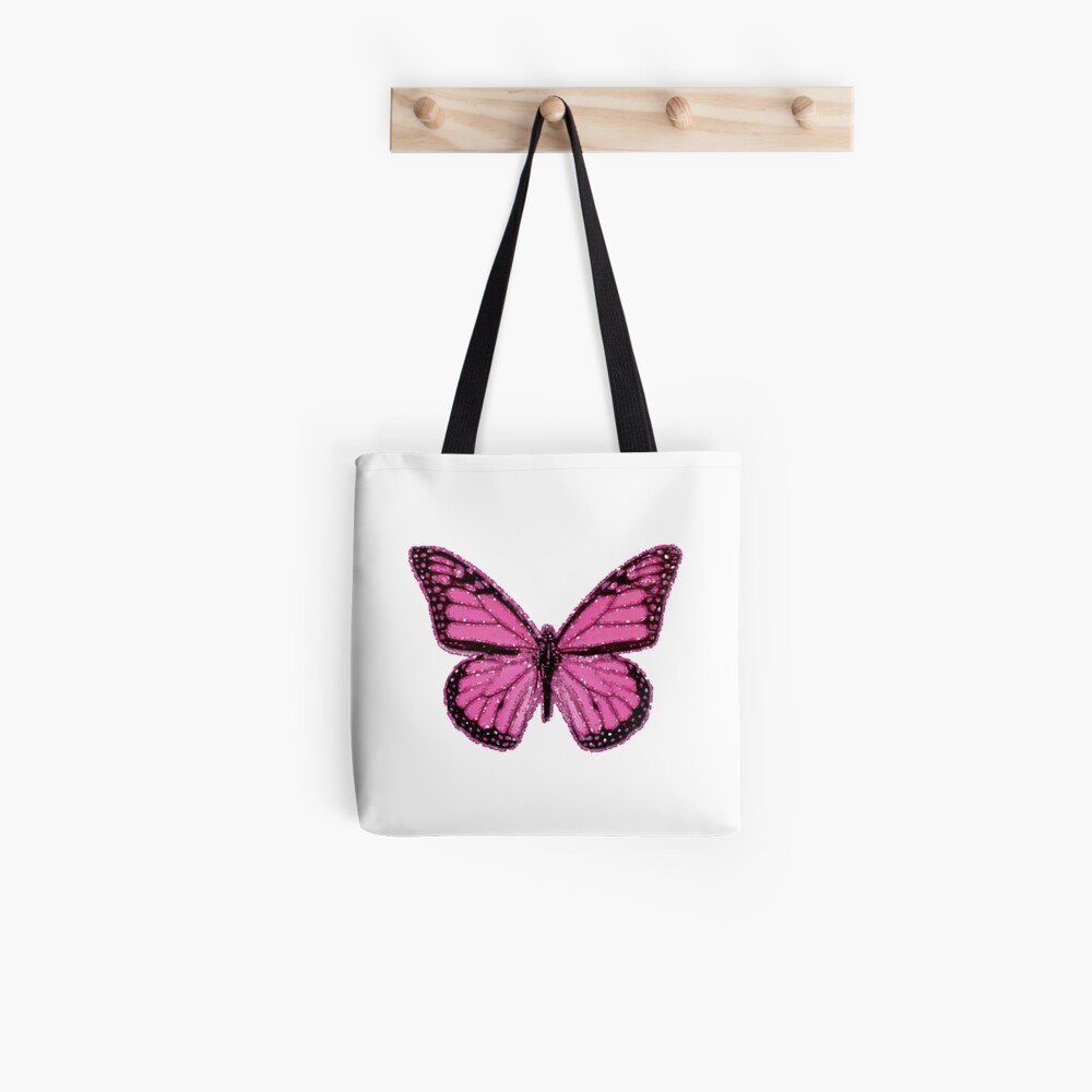 Pink y2k Butterfly Tote Bag for Sale by whynotaesthetic