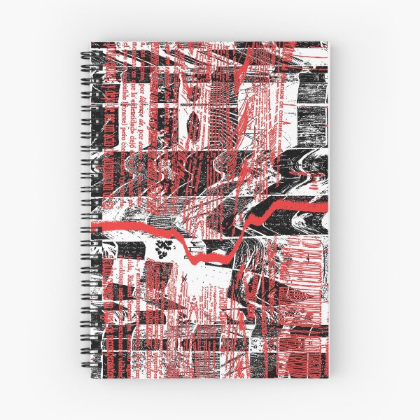 Item preview, Glitch red text on black and white background designed and sold by a-salinas.