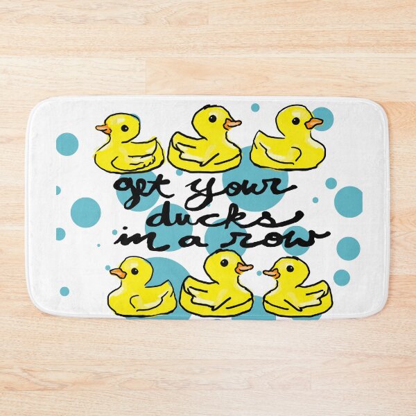 Item preview, Get Your Ducks In a Row - Cute Happy Design  designed and sold by maryhop.