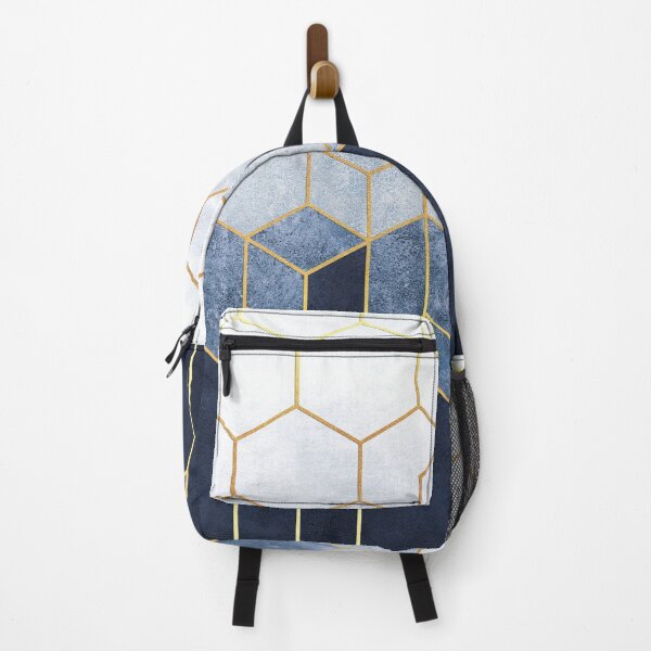 Item preview, Nordic winter sky - shades of blue cube pattern designed and sold by NordicSommer.