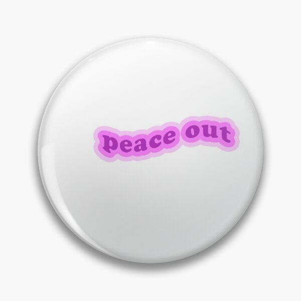 Item preview, Copy of Peace Out Wavyy Clear Design designed and sold by Mywaytothehigh.