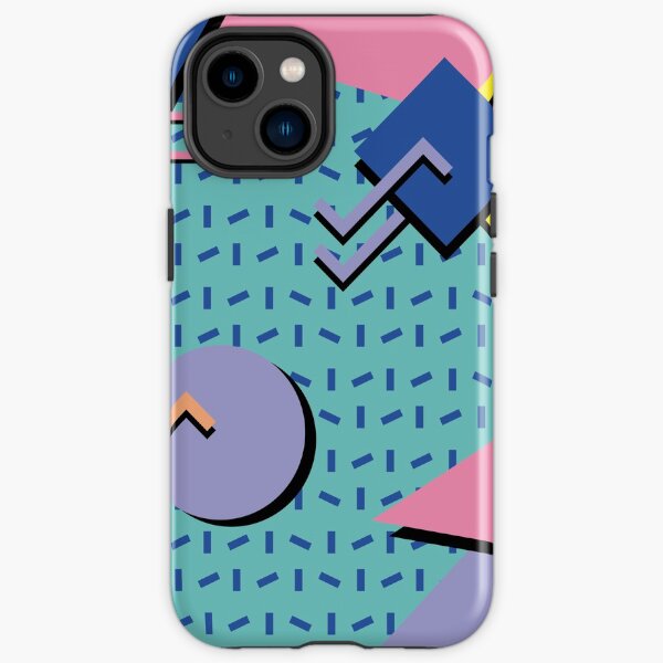 Memphis Pattern 14 - Retro 90s / 80s iPhone Tough Case