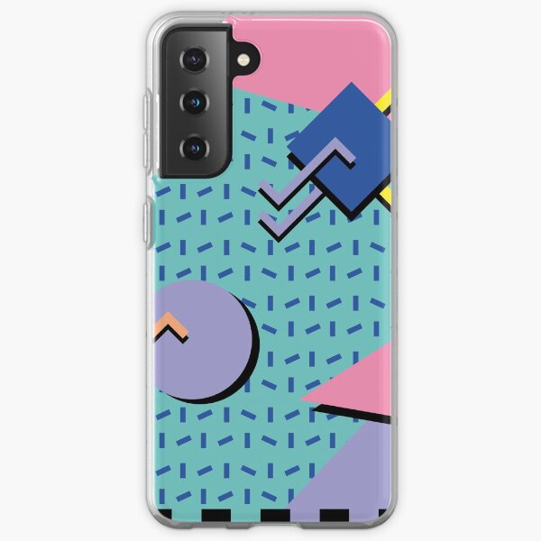 Memphis Pattern 14 - Retro 90s / 80s Samsung Galaxy Soft Case