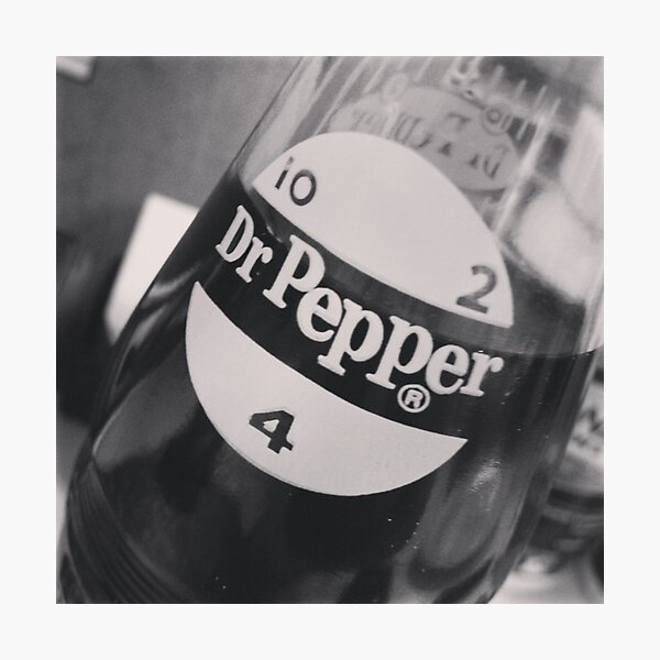 Dr Pepper Time Photographic Print