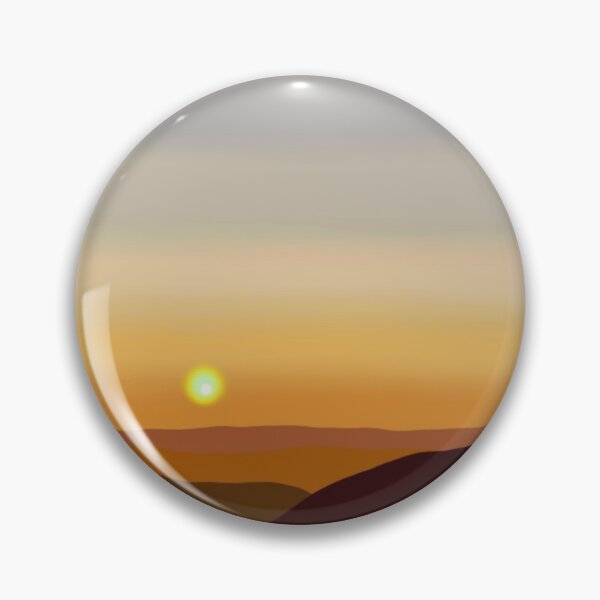 Item preview, Puesta de sol de montaña -paisaje minimalista designed and sold by crgart.