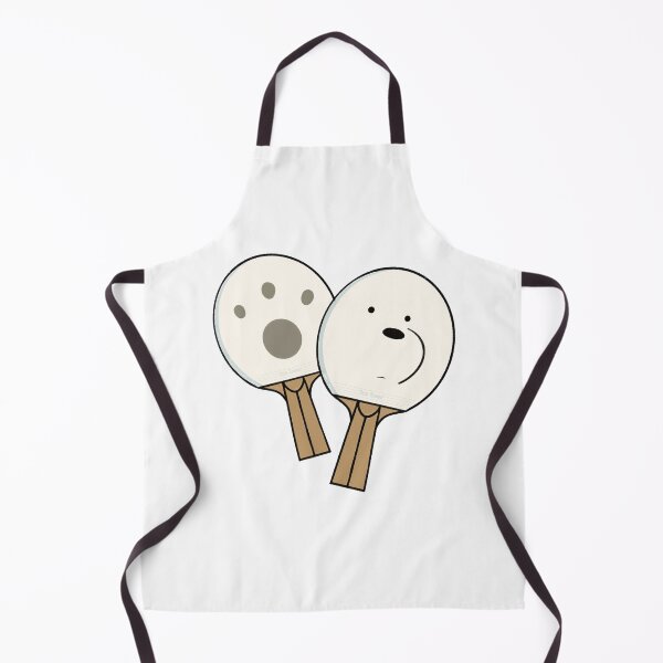 Item preview, we bare bears | ice bear ping pong paddles designed and sold by vickydesignedit.