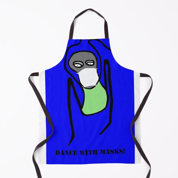 Item preview, DANCE WITH MASKS! (Blue Background) designed and sold by dscottlarson.