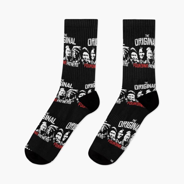 Item preview, The Original Founding Fathers Classic Native American Indian Indigenous People First Nation Protest Art designed and sold by WillPowerApp.
