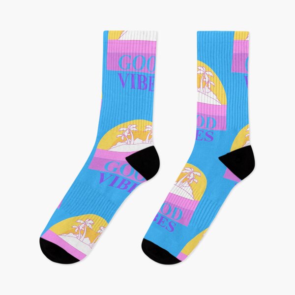 Item preview, Good Vibes Retro palm trees sunset  designed and sold by gearupgrand.