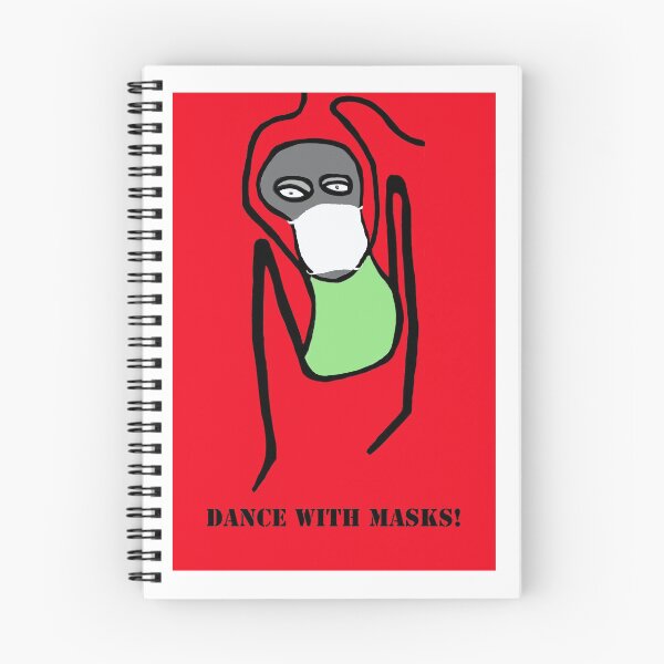 Item preview,  DANCE WITH MASKS! (Red Background) designed and sold by dscottlarson.