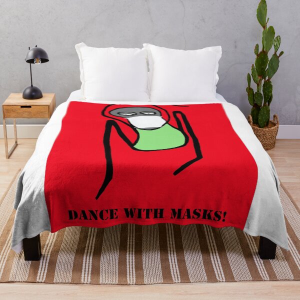 Item preview, DANCE WITH MASKS! (Red Background) designed and sold by dscottlarson.