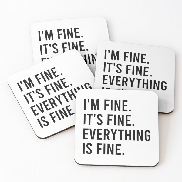 Item preview, im fine its fine everything is fine designed and sold by AdelDa19.