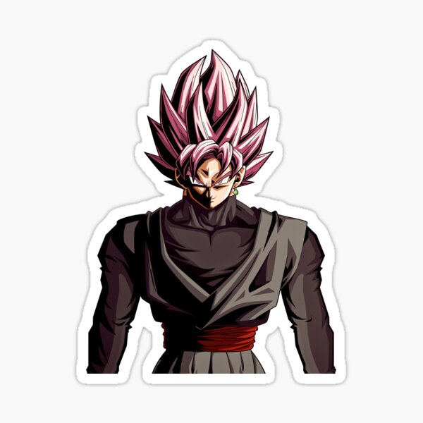 Goku Black Super Rose Power Sticker for Sale by CharlesMulder