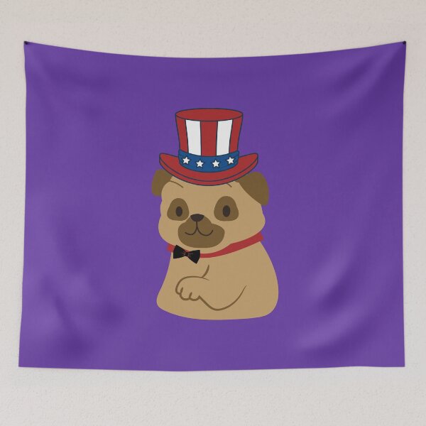 Item preview, Adorable Pug - Purple designed and sold by simplyken2.
