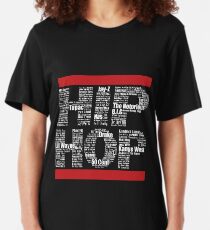 Hip Hop in Black Slim Fit T-Shirt