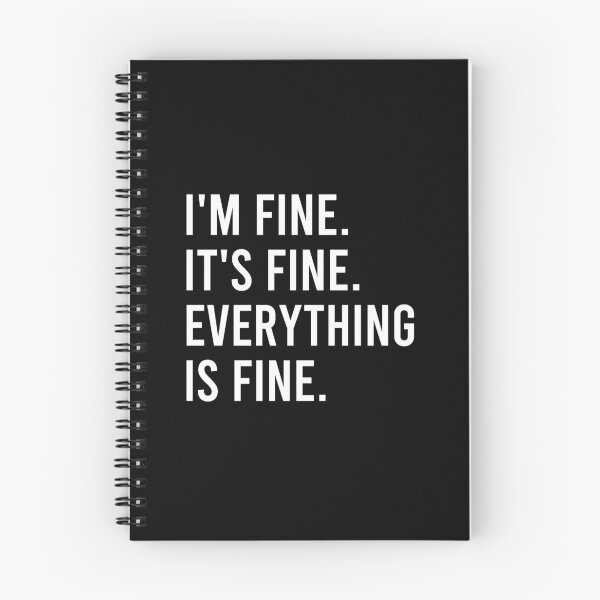 Item preview, im fine its fine everything is fine designed and sold by AdelDa19.