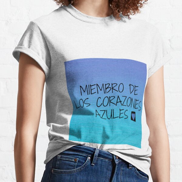 Miembro de los corazones azules Camiseta clásica