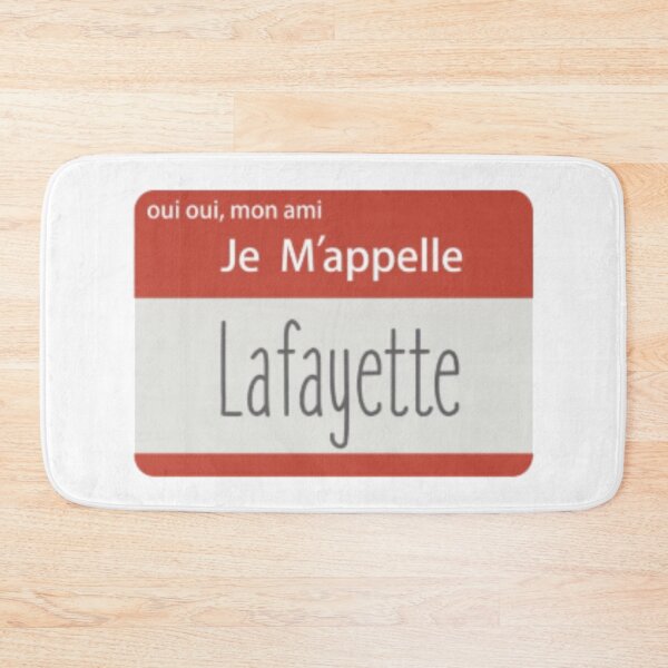 Item preview, oui oui, mon ami, je m'applle Lafayette designed and sold by Myheartofworship.