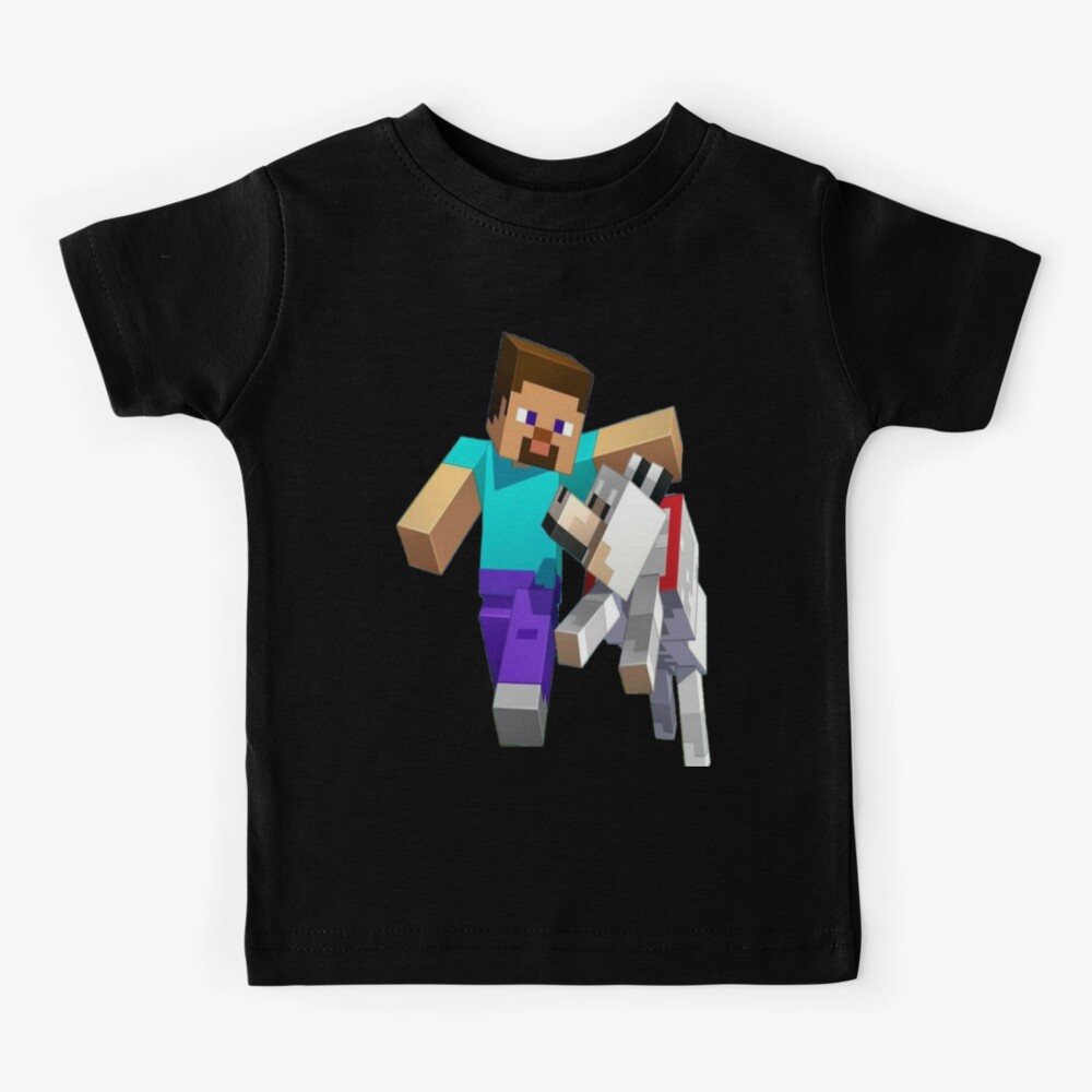 Playing with my dog . Kids T-Shirt