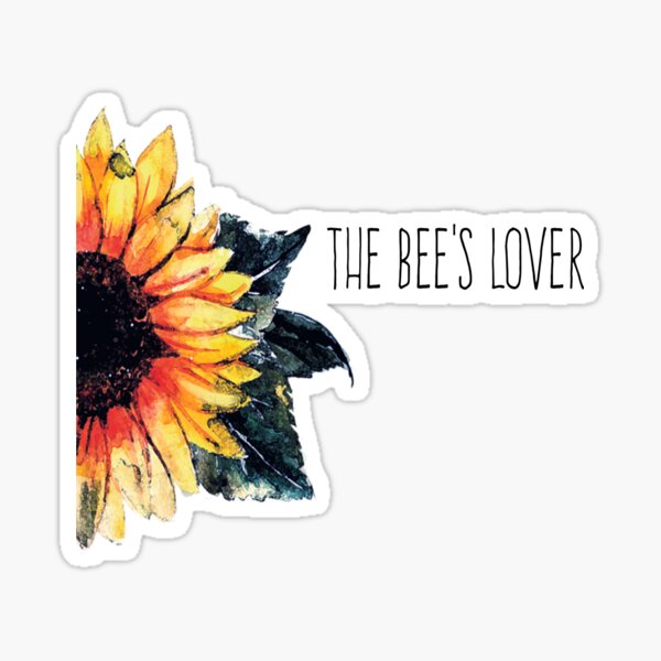 Artikel-Vorschau von Der Liebhaber der Biene, Sonnenblume, Summer Vibes, Bunte Blume, designt und verkauft von AndreeaRa.