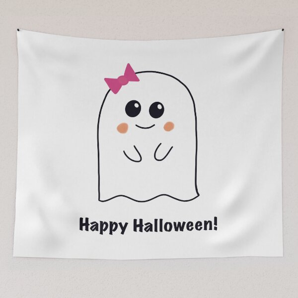 Item preview, Cute Ghost Happy Halloween designed and sold by PixelCookieDsgn.