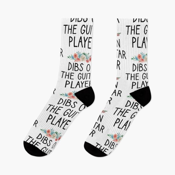 Item preview, Dibs On The Guitar Player /  Guitar Lovers Gift Idea / Funny Guitarist  / Guitar Player Quote / Guitar Gift / Love Guitar / Musician Gift idea floral style idea design designed and sold by Chamssou.