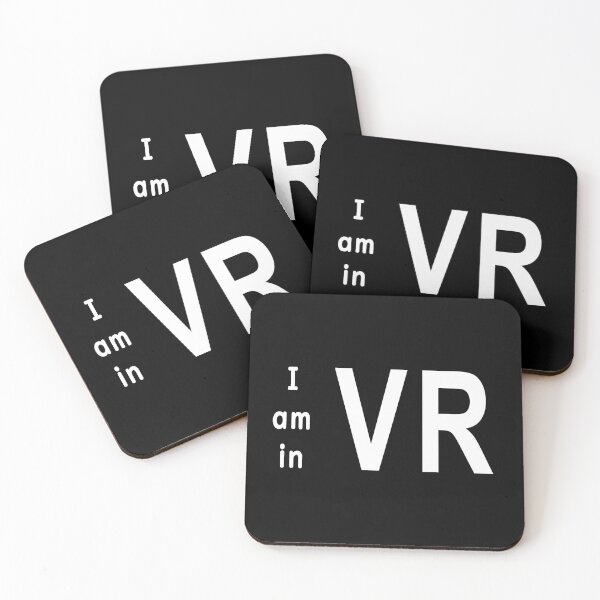 Item preview, I am in VR Virtual Reality - White Writing designed and sold by akaiawa.