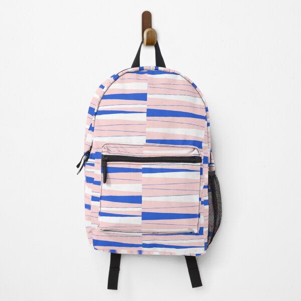 Item preview, Pink and Blue Choppy Stripes designed and sold by csariana.