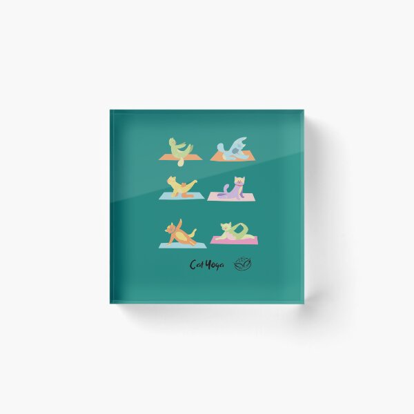 Item preview, Funny Yoga Cats Poses designed and sold by happystorehs.