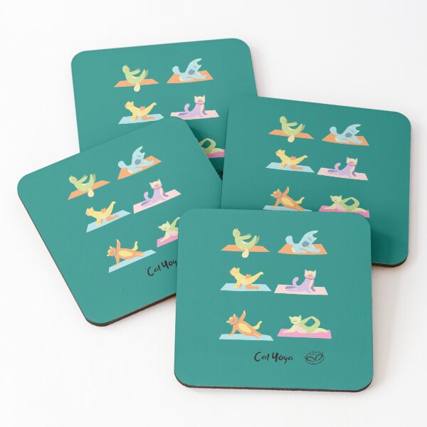 Item preview, Funny Yoga Cats Poses designed and sold by happystorehs.