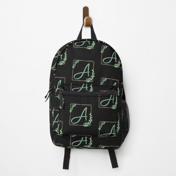 Item preview, Letter A Monogram - Floral Script Letter designed and sold by TeesForNerds.