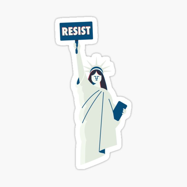 "Resist Statue of Liberty" Sticker for Sale by Society22 Redbubble