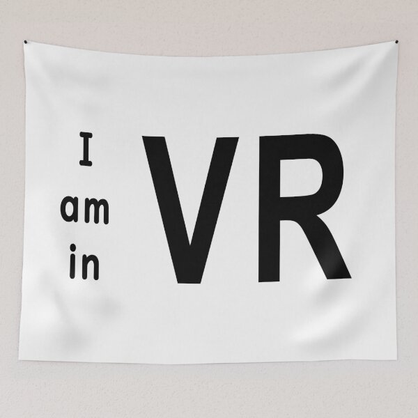 Item preview, I am in VR Virtual Reality - Black Writing designed and sold by akaiawa.