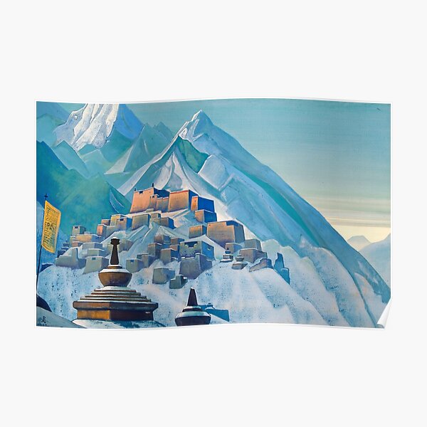 Tibet Himalayas 1933 by Nicholas Roerich Poster
