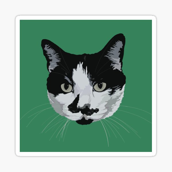 Custom Pet Portrait- Charles Sticker