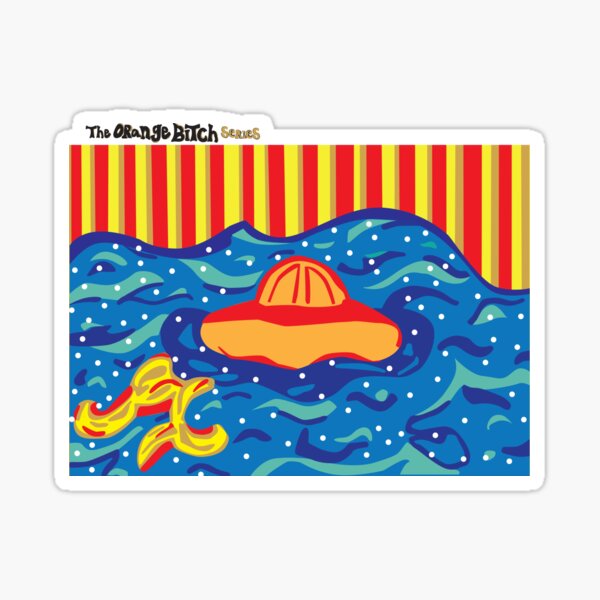 Orange Bitch Series, No. 2 Sticker