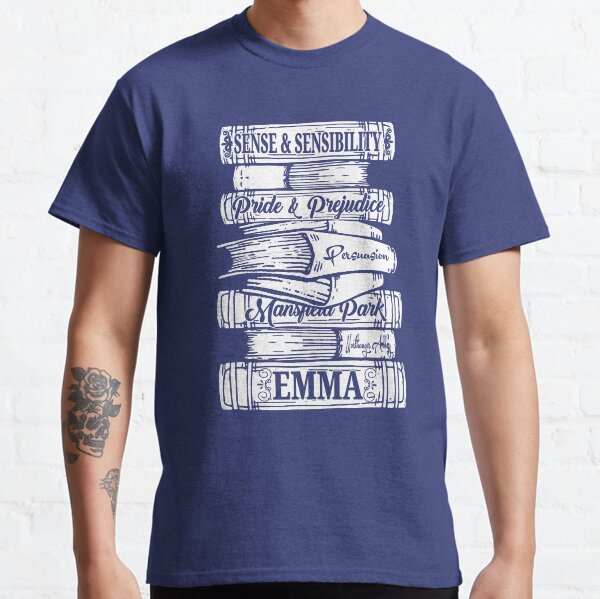 Jane Austen Vintage Book Club Mr. Darcy Fans Literary Quotes Gifts Classic T-Shirt