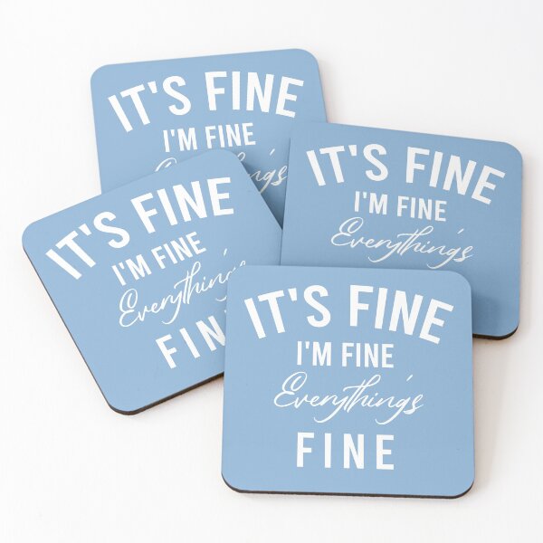 Item preview, Its fine im fine everything is fine designed and sold by AdelDa19.