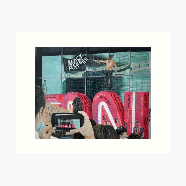 BLM CNN Art Print